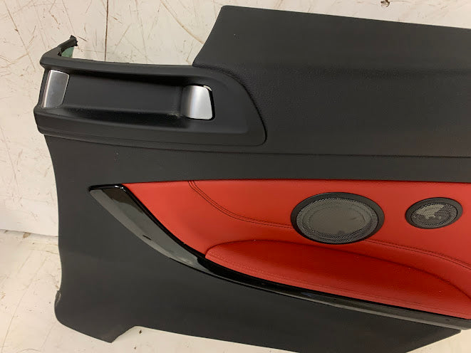 BMW F32 4 Series Right/Passenger Side Rear Coral Red Leather Interior Panel