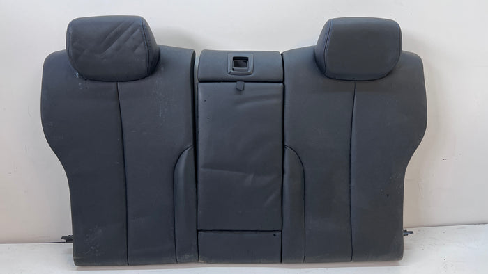 BMW F32 REAR SEAT - BLACK LEATHER W/BLUE STITCHING