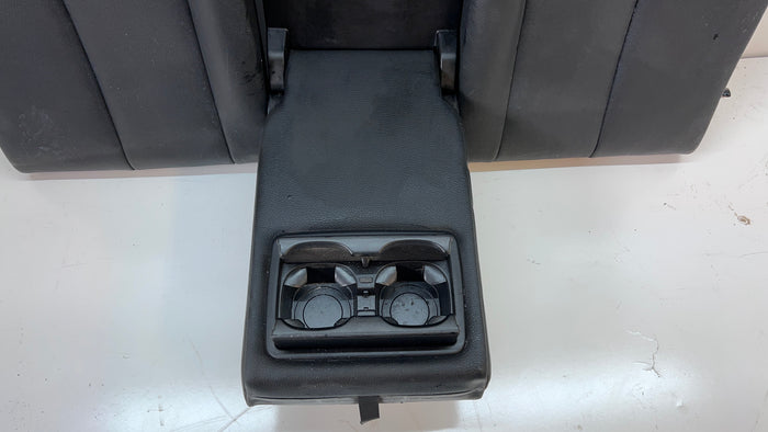 BMW F32 REAR SEAT - BLACK LEATHER W/BLUE STITCHING