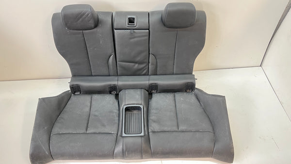 BMW F32 REAR SEAT - BLACK LEATHER W/BLUE STITCHING