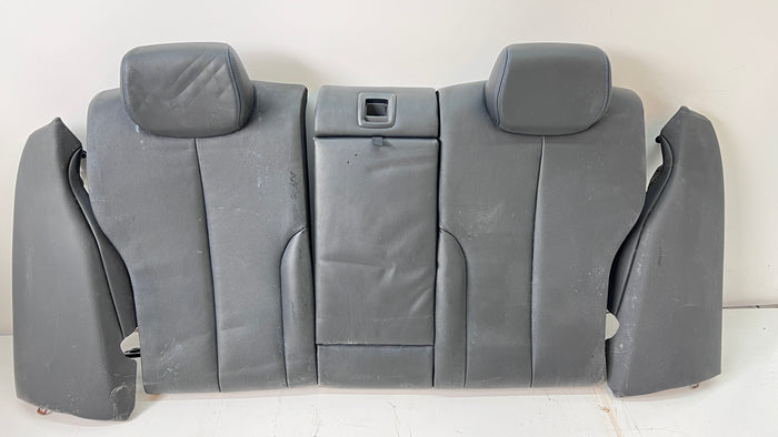 BMW F32 REAR SEAT - BLACK LEATHER W/BLUE STITCHING