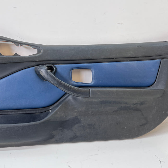 BMW Z3 Right/Passenger Side Topaz Blue Door Panel *DAMAGED*