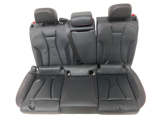 Audi 8V RS3 Black Leather Front & Rear Seats W/Red Stitching