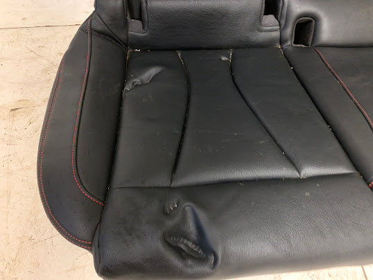 Audi 8V RS3 Black Leather Front & Rear Seats W/Red Stitching