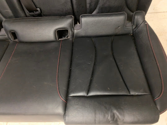 Audi 8V RS3 Black Leather Front & Rear Seats W/Red Stitching