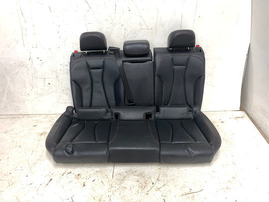 Audi 8V RS3 Black Leather Front & Rear Seats W/Red Stitching