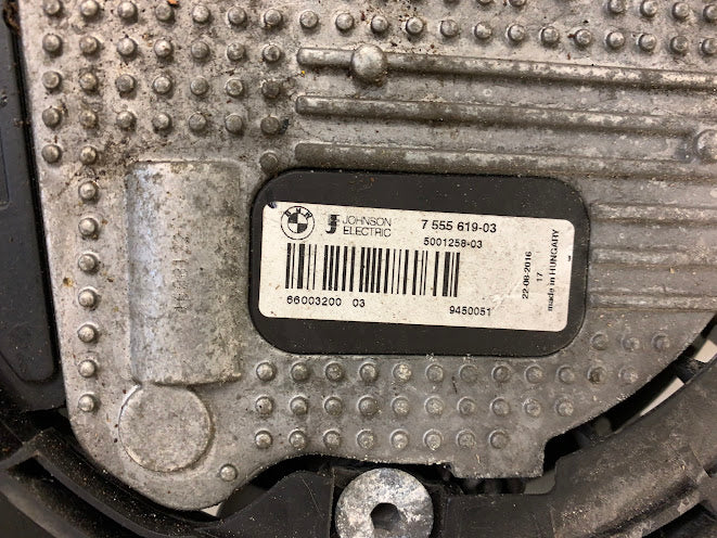BMW F32 F30 F36 440xi 340xi M Sport Radiator Cooling Fan 850W 8625441/7555619 *DAMAGED*