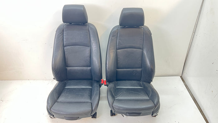 BMW E92 3 Series Black Leather Front Sport Seats