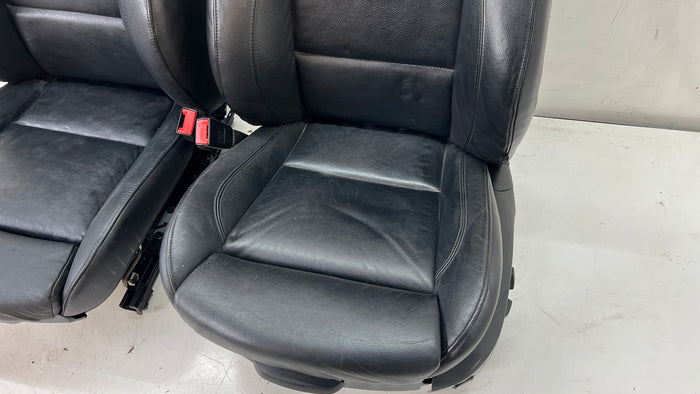 BMW E92 3 Series Black Leather Front Sport Seats