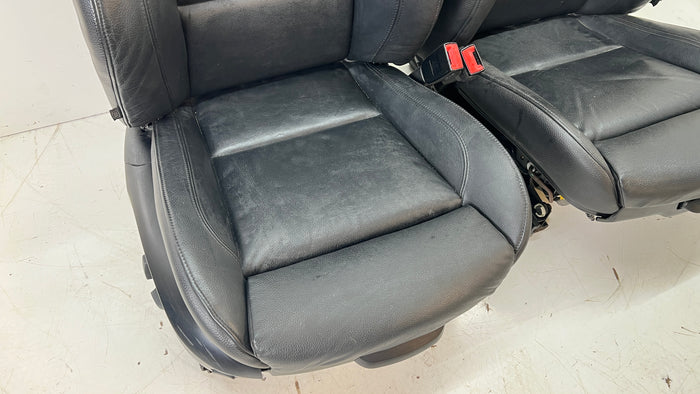 BMW E92 3 Series Black Leather Front Sport Seats