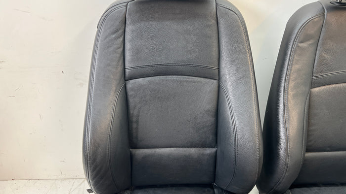 BMW E92 3 Series Black Leather Front Sport Seats