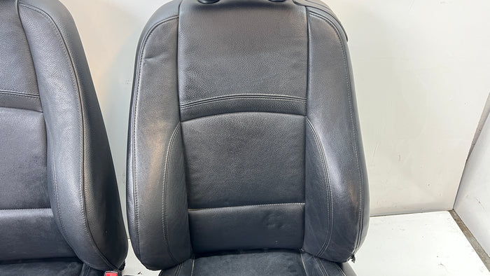 BMW E92 3 Series Black Leather Front Sport Seats