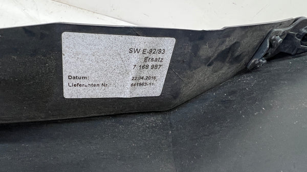 BMW E92 E93 Left Front Fender Black Sapphire Metallic (475) 7168987