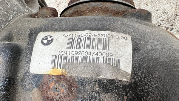 BMW E9X 3 SERIES/E82 E88 1 SERIES N54 N55 MANUAL REAR DIFFERENTIAL 3.08 *DAMAGED* 7571186