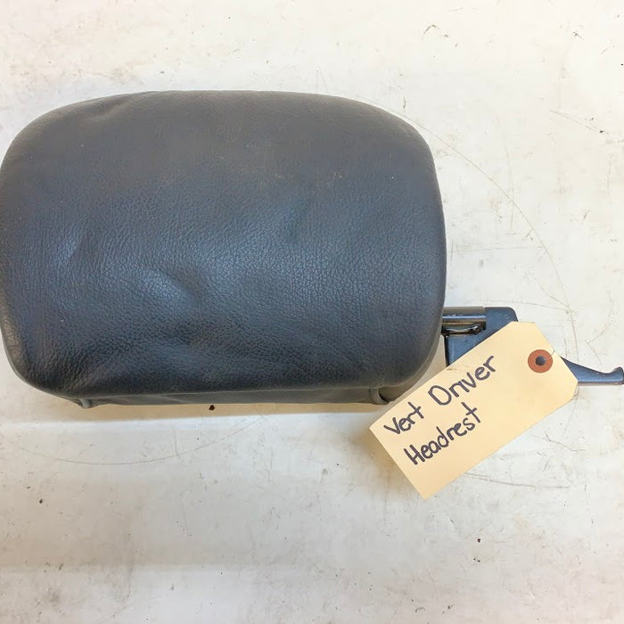 BMW E46 3 Series Convertible Left/Driver Side Front Black Leather Headrest