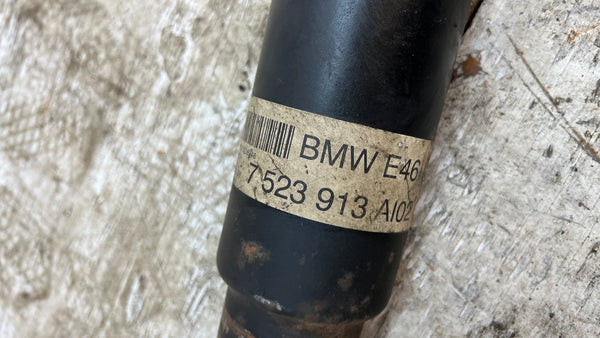 BMW E46 330ci 330i ZHP M54 RWD 6 Speed Manual Driveshaft 7523913