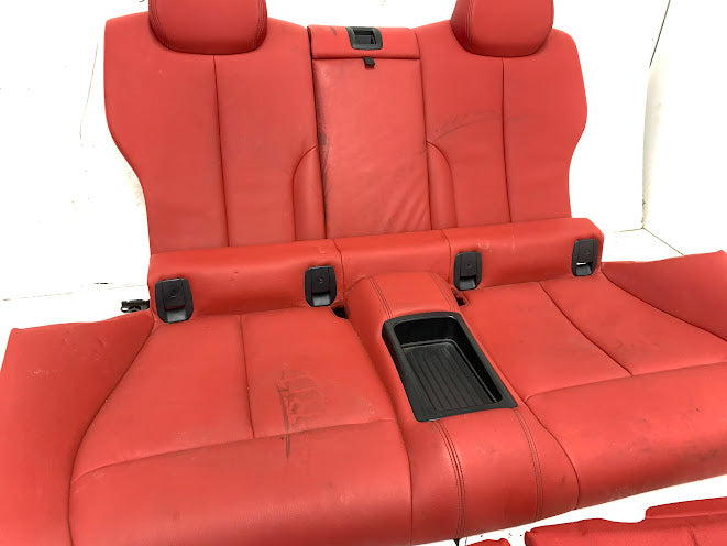 BMW F32 4 Series Cardinal Red Interior Seat Set