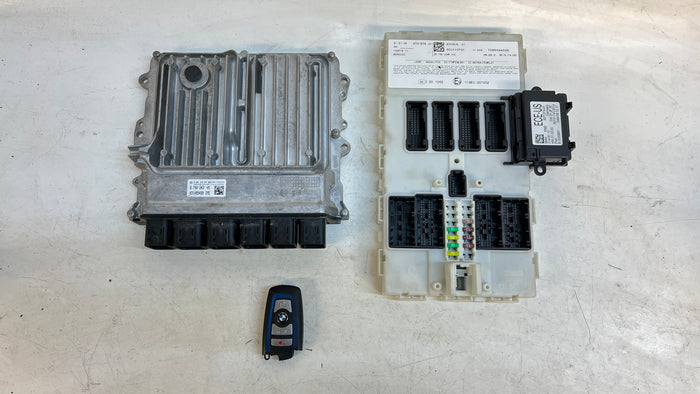 BMW F30 F31 F32 F33 F34 F36 330i/430i B46 DME/ECU W/FEM & Key Fob 8740343/8707676/66128723610