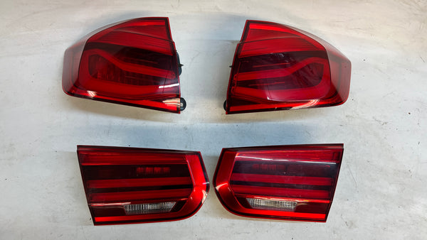 BMW F30 3 Series LCI Tail Light Set 7369115 / 7369116 / 7369121 / 7369122 *NOTE*