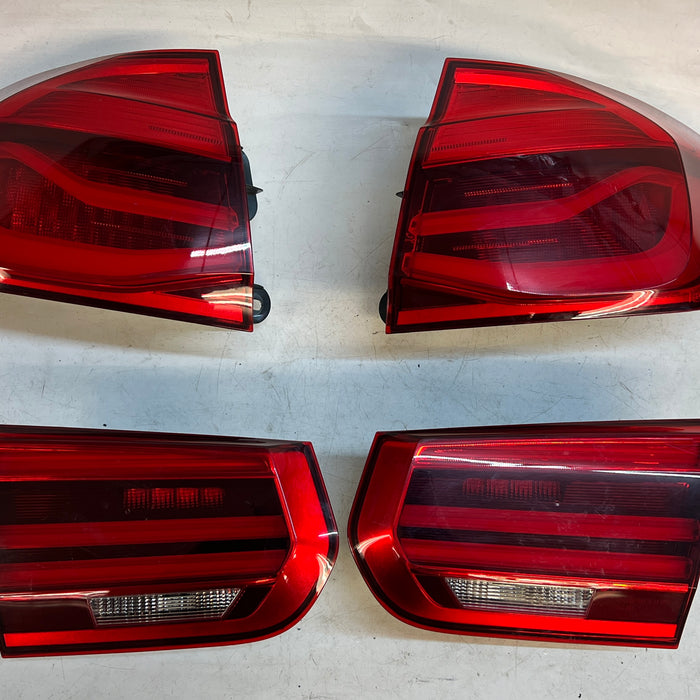 BMW F30 3 Series LCI Tail Light Set 7369115 / 7369116 / 7369121 / 7369122 *NOTE*