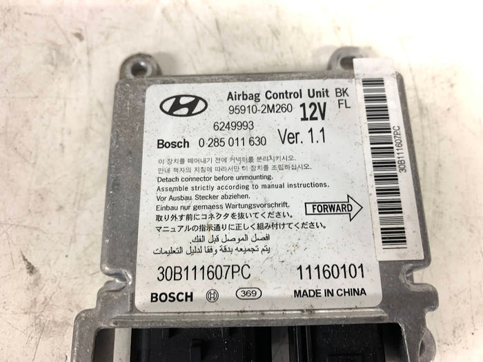 Hyundai BK2 Genesis Coupe Airbag Control Unit Module 95910-2M260 *NOTE*