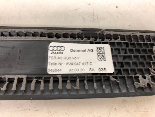 Audi 8V RS3 Left/Driver Side Front Illuminated Door Sill 8V4947417C