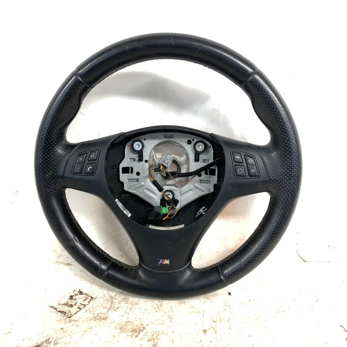 BMW E82 E88 E90 E91 E92 E93 135i 335i M Sport Leather Manual Steering Wheel 7839075