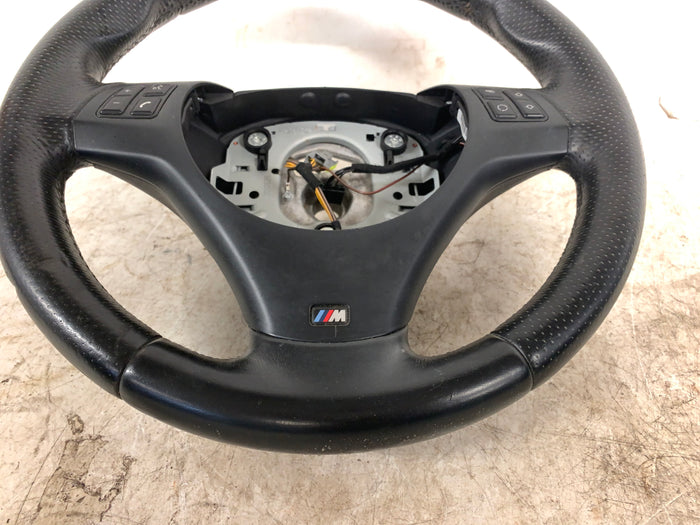 BMW E82 E88 E90 E91 E92 E93 135i 335i M Sport Leather Manual Steering Wheel 7839075
