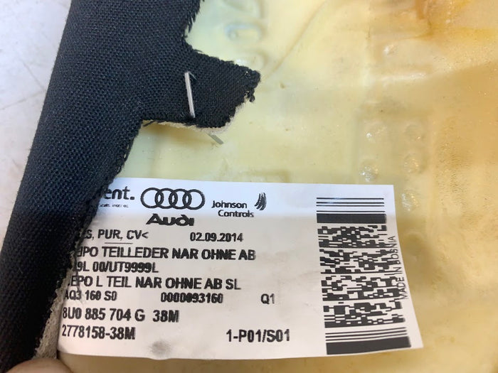 Audi 8U Q3 Right/Passenger Side Rear Seat Bolster 8U0885704G