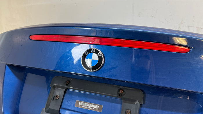 BMW E82 1 Series Trunk Lid W/ M Sport Spoiler Le Mans Blue (381) 41627252209