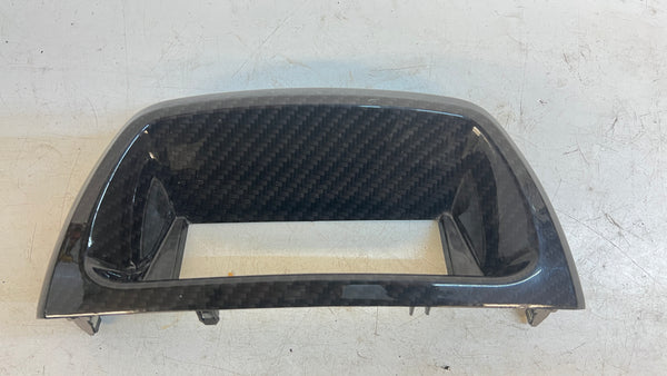 Hyundai BK2 Genesis Coupe Navigation Display Screen Bezel Trim Carbon Fiber 84745-2M000