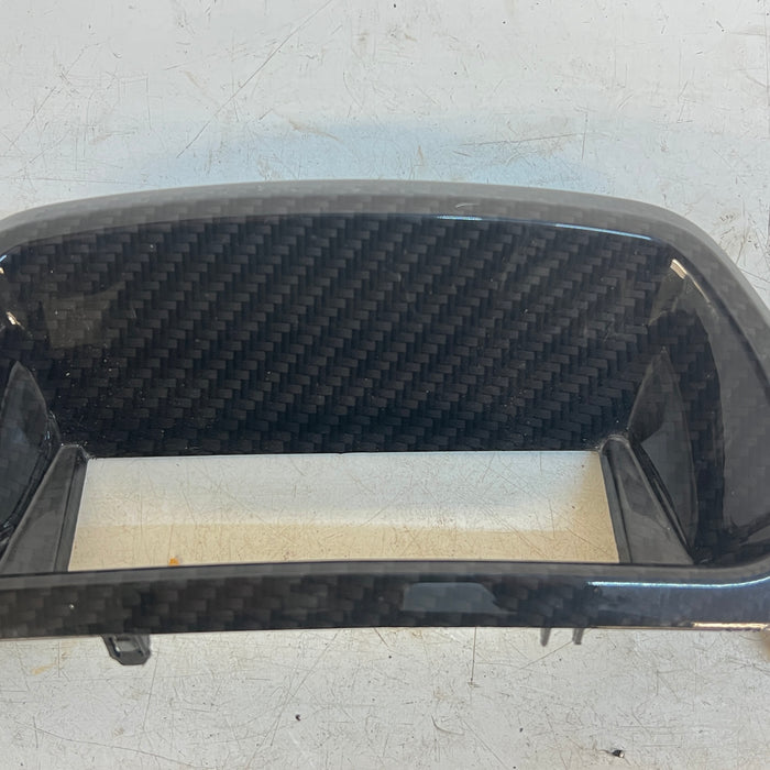 Hyundai BK2 Genesis Coupe Navigation Display Screen Bezel Trim Carbon Fiber 84745-2M000