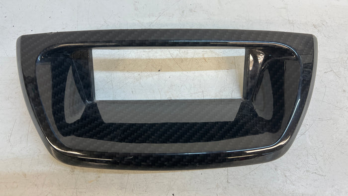 Hyundai BK2 Genesis Coupe Navigation Display Screen Bezel Trim Carbon Fiber 84745-2M000