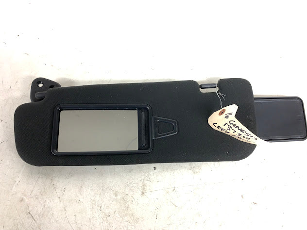 Hyundai Genesis Coupe BK2 3.8 Left Driver Sun Visor Black 85201-2M040-9P