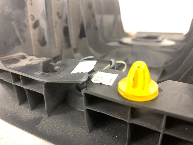 Hyundai Genesis Coupe BK2 3.8 Left Center B Pillar Trim Black 85830-2M600 *Damaged*