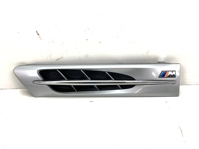 BMW Z3 M Roadster/M Coupe Left/Driver Side Hood/Fender Vent/Grille Titan Silver (354) 2492959