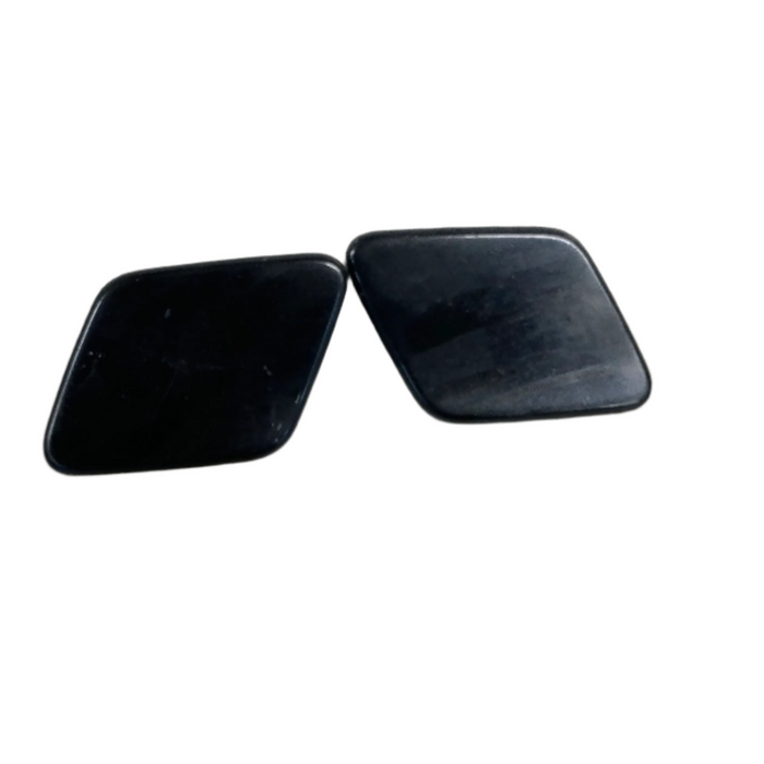 BMW E82 E88 135i 128i M Sport Front Bumper Headlight Washer Trim Covers Set Black Sapphire Metallic (475) 61677837431/61677837432