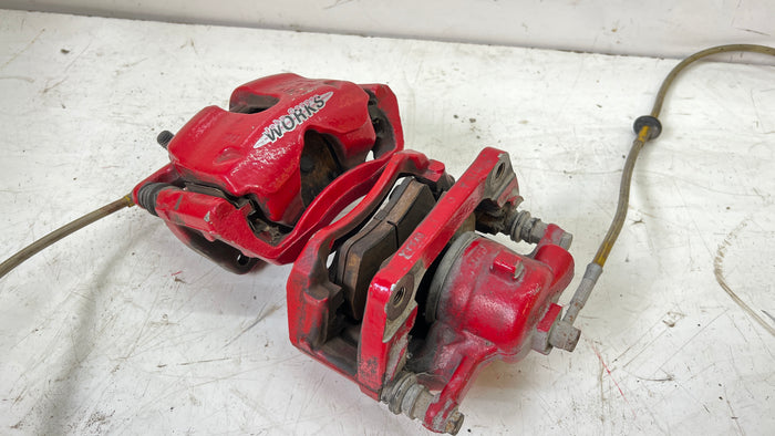 MINI R53 Cooper S JCW Red Brake Calipers Front & Rear Set 34116770191