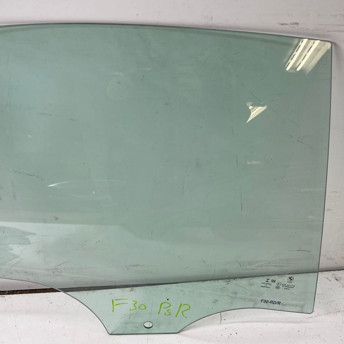 BMW F30 DOOR WINDOW GLASS REAR RIGHT 51357259820