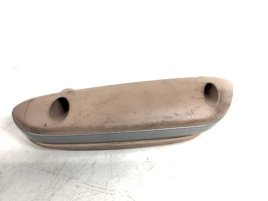 BMW E46 M3 330ci 328ci 325ci Convertible Rear Panel Armrest Right Titanium Silver Trim Beige Leather 8231908