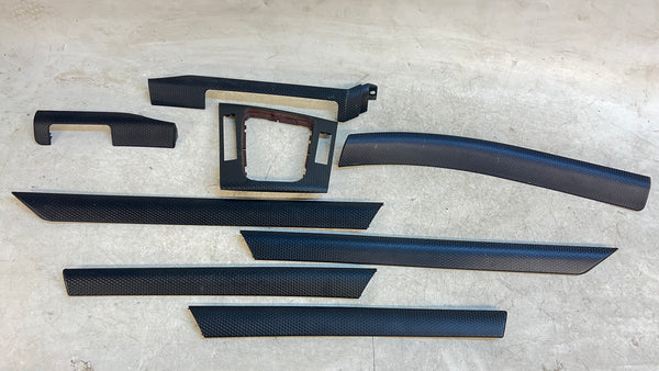 BMW E46 Sedan / Wagon Black Cube Trim Set 51417830180