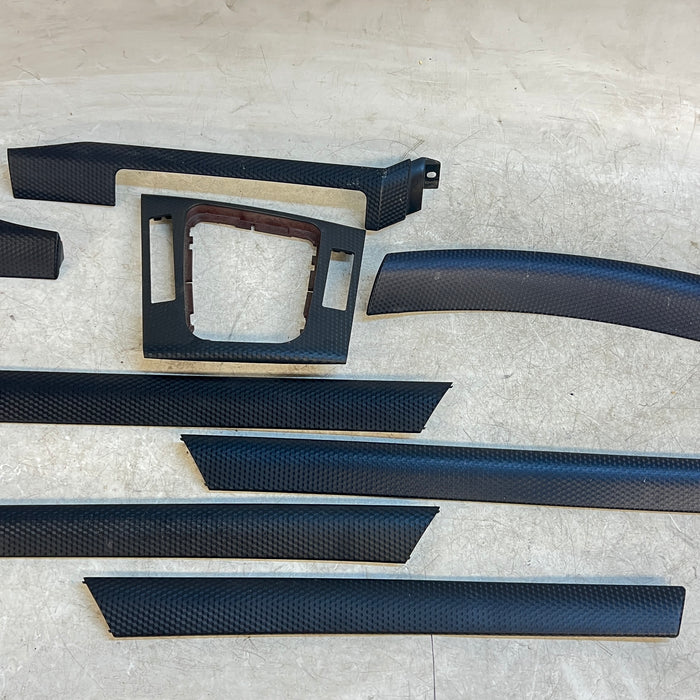 BMW E46 Sedan / Wagon Black Cube Trim Set 51417830180