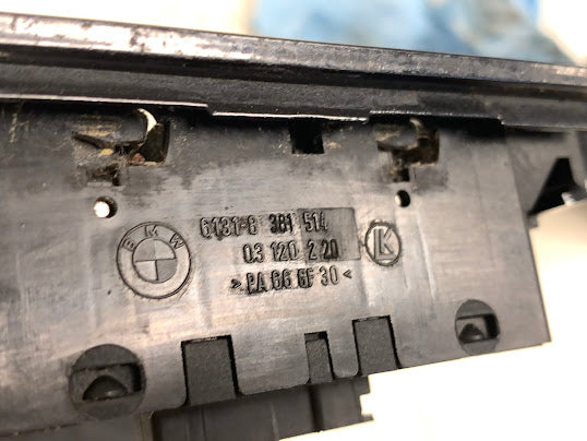 BMW E46 330i 328i 325i 323i Sedan/Wagon Shifter Bezel Trim High Gloss Black Schwarz 51168234708