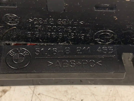 BMW E46 330i 328i 325i 323i Sedan/Wagon Shifter Bezel Trim High Gloss Black Schwarz 51168234708