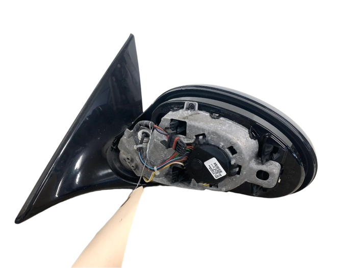 BMW E92 E93 335xi 328xi Pre-LCI Shadowline/Gloss Black Left Side View Mirror Black Sapphire (475) *DAMAGED*