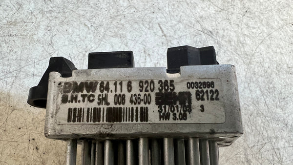 BMW E46 3 Series HVAC Final Stage Resistor/FSR 6920365
