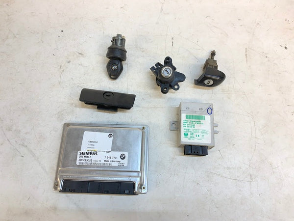 BMW E46 330Ci Dme Key Set Ms45.1 7548770