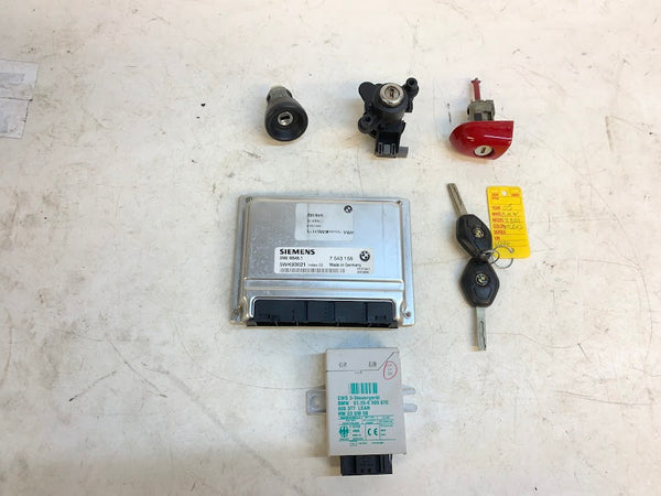 BMW E46 330Ci 330i ZHP M54 MS45.1 DME/ECU EWS Key Set 7543158