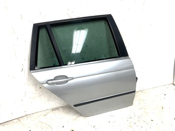 BMW E46 325i 325xi 323i Wagon/Touring Right/Passenger Side Rear Door Titan Silver (354)