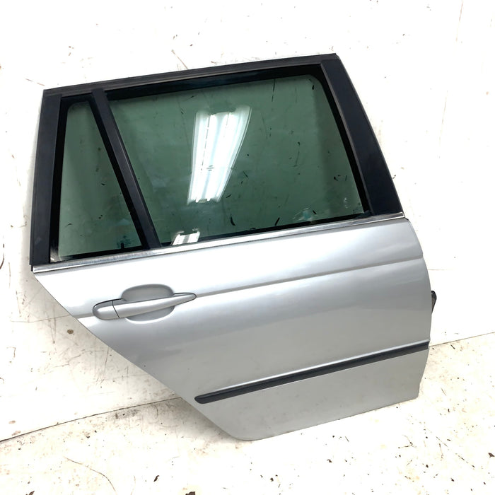BMW E46 325i 325xi 323i Wagon/Touring Right/Passenger Side Rear Door Titan Silver (354)